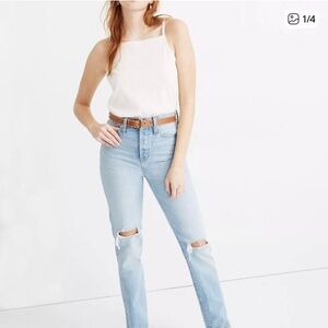 Madewell classic straight jean size 23